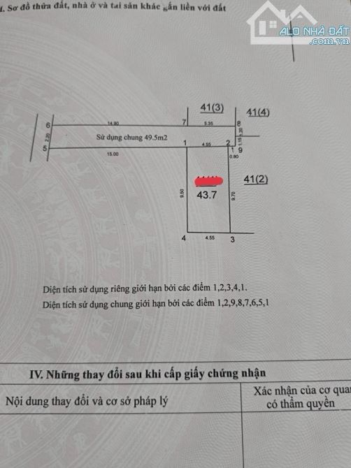 BÁN ĐẤT THÔN CỔ ĐIỂN XÃ HẢI BỐI DT 44M2 MT  4.55M GIÁ 59.5TR/M - 5