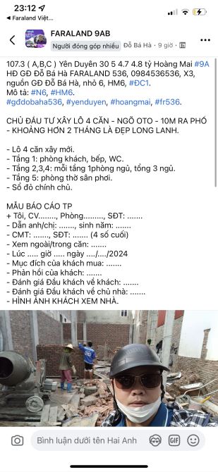 💥💥 Ô KÌA - NHÀ KIM NGƯU - BA GÁC ĐỖ CỬA - 20M RA Ô TÔ TRÁNH - 44M2 CHỈ 5,8TỶ 💥💥 - 6