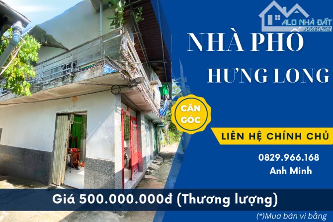 Chính chủ cần bán căn góc 2 mặt đường 1 trệt 1 lầu chỉ 500 triệu