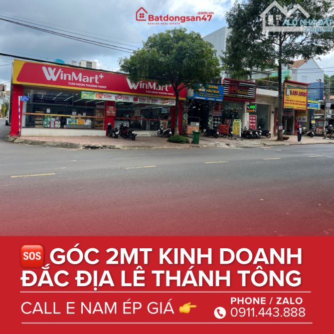 💥BÁN GÓC 2 MTKD ĐẮC ĐỊA LÊ THÁNH TÔNG & TRẦN CAO VÂN