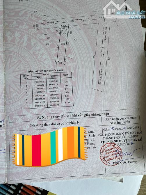 122,5m2(5x24,5),thổ cư xây dựng tự do.MT 855 Nguyễn Bình ra 1651 Lê Văn Lương.gần 3 trường - 1