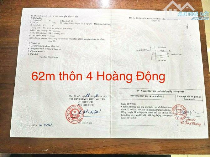 🌈🌈 Trung tâm Hoàng Động, ngay sau nhà mặt đường chỉ 1,3 tỷ - 3