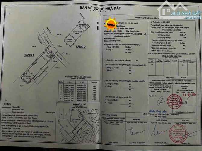 Nhà 2 tầng 3.7x16m Bạch Đằng 4 tỷ