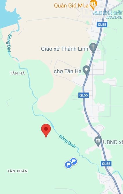 2,5 hecta trồng tràm, View Suối nhỏ nước quanh năm, cách QL55 2,7km - 1