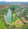 2,6 sào thổ cư 400m2 view hồ cách đường Hồ Chí Minh 300m xã Ea Tiêu Giá 1,6 Tỷ