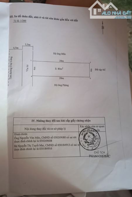 Bán lô đất mặt đường Chợ Lũng Hoa Đằng Hải 80m2