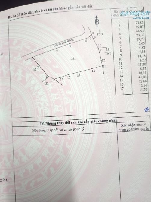 cần bán 5 sào đất quy hoạch chăn nuôi tại gia kiệm, huyện thống nhất, đồng nai