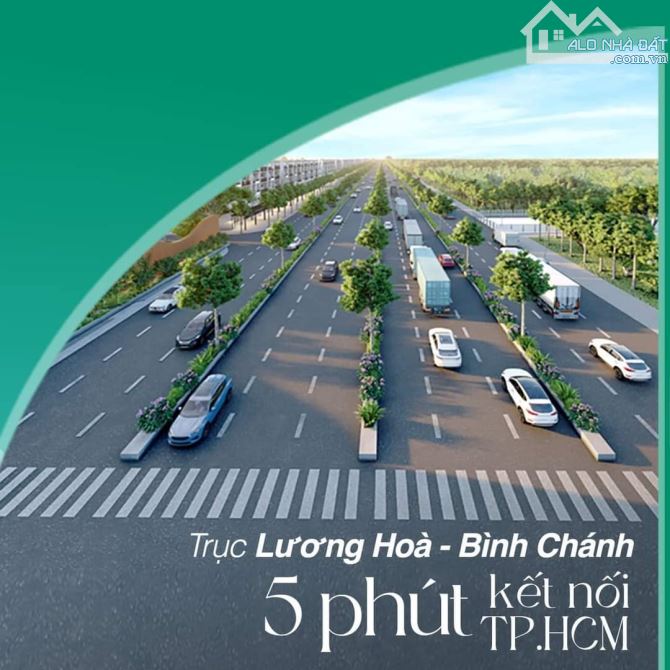 Bán Nhà phố - Mặt Tiền Lương Hòa -Bình Chánh Chỉ:750tr sở hữu  giá chỉ từ 2,99 tỷ