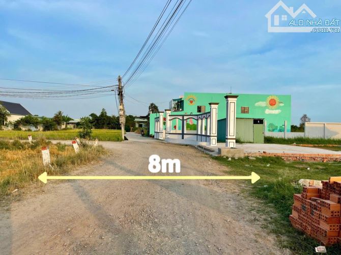 140m2 thổ cư, mặt tiền đường xe hơi, xã Phước Tuy, Cần Đước, SHR, giá rẻ - 1