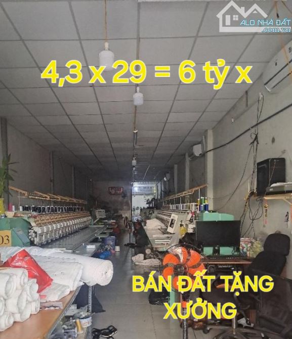 NGỘP - Bán Gấp Xưởng 4,3 x 29 có 6 tỷ x Lê Văn Khương Thới An Quận 12 TP.HCM - 2