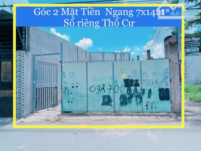 Bán lô góc 2măt tiền buôn bán kinh doanh ngay đài Gio An Thuộc GX Bắc Hải P. Hố Nai .