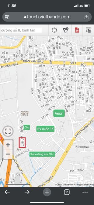 Bán đất mtkd đường số 7, Bình Trị Đông B, 7x14m, 9.5 tỷ, gần Aeon