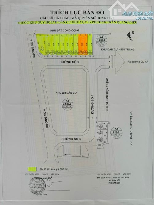 Bán Vài Lô Đất Khu vực 8. Phường Trần Quang Diệu. Thành Phố Quy Nhơn giá Chỉ 11tr/m2