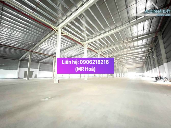 Cho thuê 9000m2 kho xưởng xây mới, tiêu chuẩn hiện đại Vĩnh Phúc.