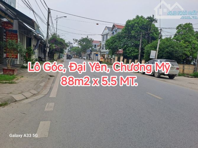 Siêu Phẩm Lô Góc, Mặt Đường Tỉnh Lộ 419, Xã Đại Yên, Chương Mỹ, 88m2 x 5.5m MT, Nhỉnh 5 Tỷ - 1