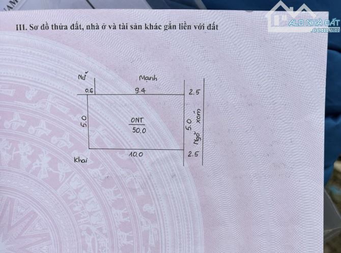 50m khu ủy ban Lam Điền, ô tô thông, Nhỉnh tỉ - 2