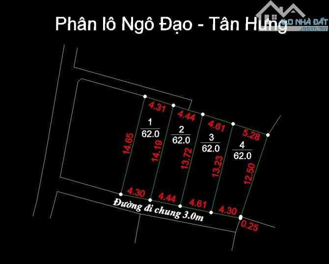 BẢNG PHÂN LÔ F0 - TÂN HƯNG  👉 Địa chỉ: Ngô Đạo - Tân Hưng - Sóc Sơn 👉 Diện tích 62m2 - f