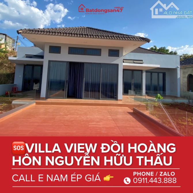 💥BÁN VILLA ĐẸP VIEW ĐỒI HOÀNG HÔN NGUYỄN HỮU THẤU - 1