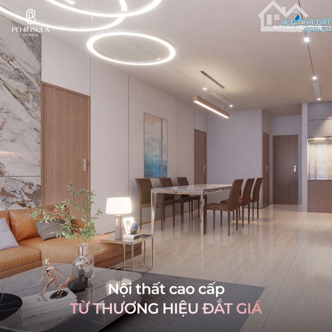 PENINSULA KHIẾN NHÀ ĐẦU TƯ KHÔNG THỂ BỎ QUA CHỈ 2,2 TỶ - VIEW SÔNG HÀN, SỔ RIÊNG , NỘI THẤ - 1