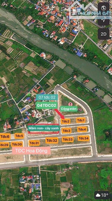 Hàng nét. 4tđc02 và 7tđc02 view công viên vị trí đẹp ngay đầu dãy tại Hoa Động giá 3,x tỷ - 3