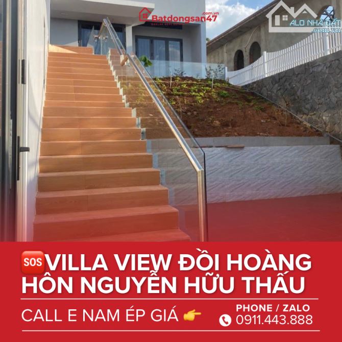 💥BÁN VILLA ĐẸP VIEW ĐỒI HOÀNG HÔN NGUYỄN HỮU THẤU - 4