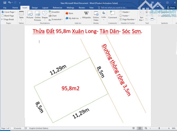 Bán Đất 95,8m2  Thôn Xuân Long- Tân Dân- Sóc Sơn. Gần Đường Vành Đai 4, Kcn 300ha Sóc Sơn - 4