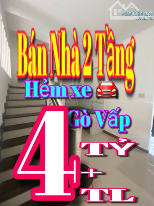 BÁN NHÀ ĐẸP 🚘 Xe Hơi Vào Tận Nhà - P 12. Gò Vấp - 48m² - 2 Tầng Gần MT - 4.8Tỷ - 5