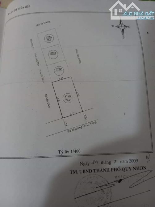 Bán nhà MT phường Lê Lợi, Quy Nhơn, ngang 6.5m (77m2) chỉ 5.7 tỷ