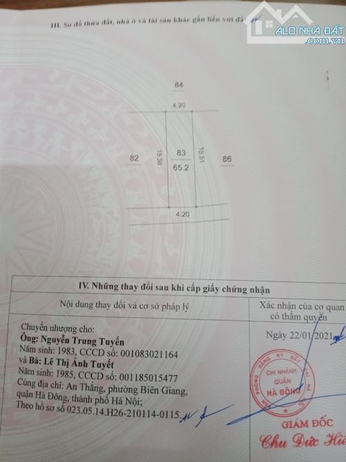 Bán đất Biên Giang, Hà Đông. Cách đường liên thôn chỉ 20m ngõ thông vị trí trung tâm ngoto