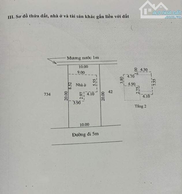 Bán nhà sân vườn 2 tầng – view nhìn ra sông Như Ý