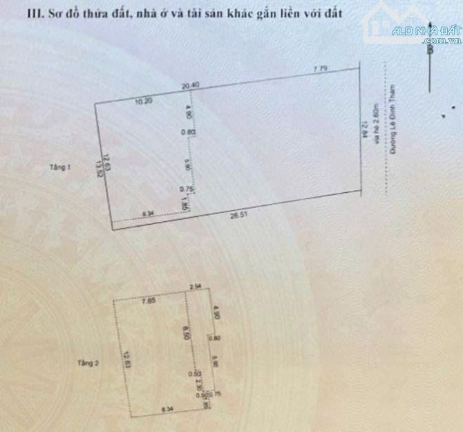 Bán lô đất mặt tiền lê đình thám hoà thuận đông hải châu - 1