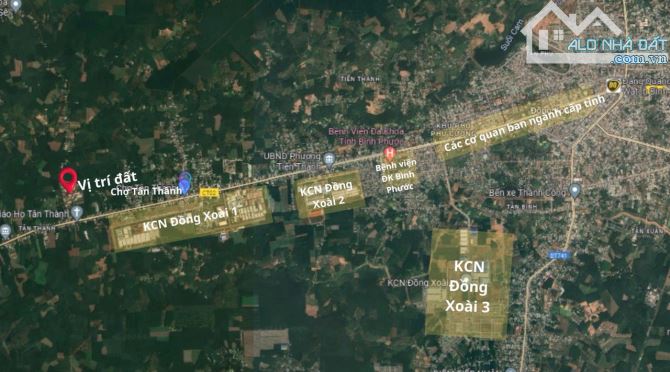 Cần tiền bán gấp 06 lô đất TP Đồng Xoài dân cư sầm uất, DT 245m2 (5x49), giá chỉ 620tr TL - 1