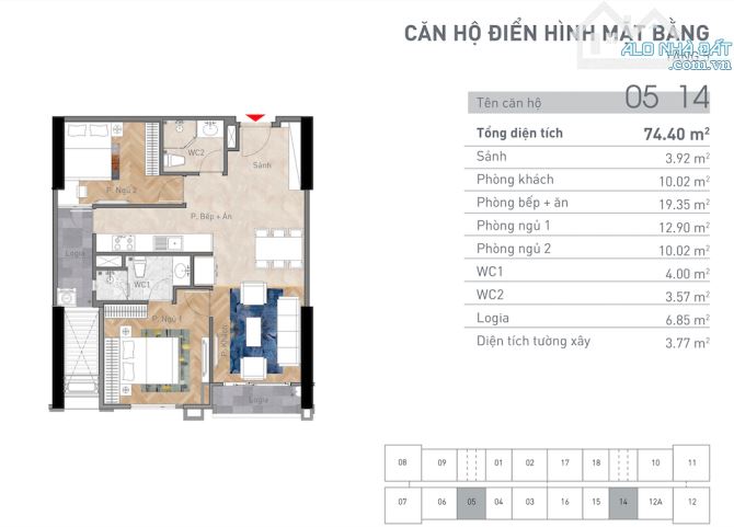 CẦN BÁN CĂN HỘ CHUNG CƯ VIHA LECIVA - Quận Thanh Xuân- Hà Nội - 4