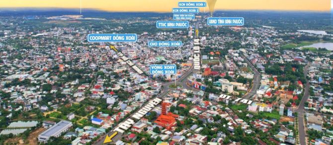 Cần tiền bán gấp 06 lô đất TP Đồng Xoài dân cư sầm uất, DT 245m2 (5x49), giá chỉ 620tr TL - 2