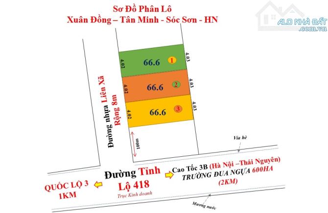 GIÁ CHỈ 1040 TR DT 66,7M ĐƯỜNG THÔNG RỘNG 5M CACGS PHÓ CHỢ CHẤU CHỈ CÓ 200 M - 3