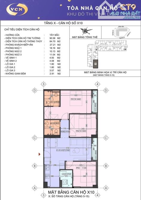 Tổng hợp Căn CT9 VĨNH ĐIỀM TRUNG, giá tốt NHẤT HÔM NAY - 1