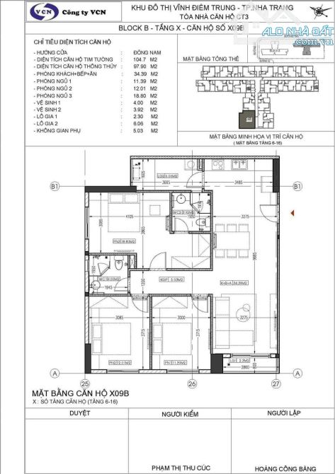 Tổng hợp Căn CT9 VĨNH ĐIỀM TRUNG, giá tốt NHẤT HÔM NAY - 4