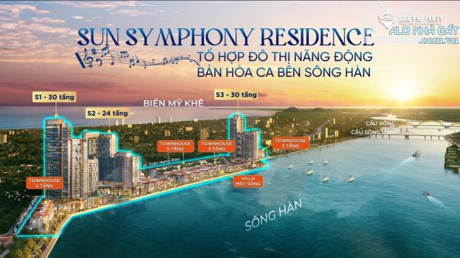 Cần bán gấp căn hộ cao cấp SUN SYMPHONY RESIDENCE - 1