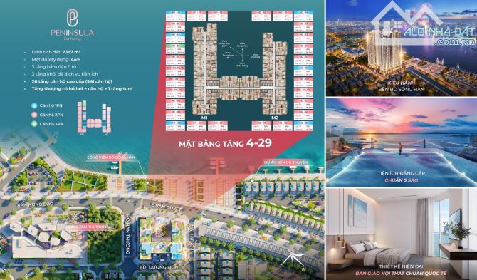 Peninsula Đà Nẵng - Căn hộ cao cấp mặt tiền sông Hàn, view trực diện đài bắn pháo hoa - 21