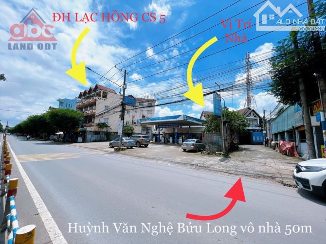 HẠ GIÁ 300tr (2ti500👉2tỉ200 tr )   Lô đất góc 2 mặt tiền ngay sau lưng  ĐH LẠC HỒNG CS 5,