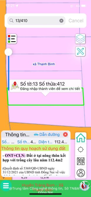 bán đất nền thổ cư tại xã thanh bình, huyện trảng bom, đồng nai - 2