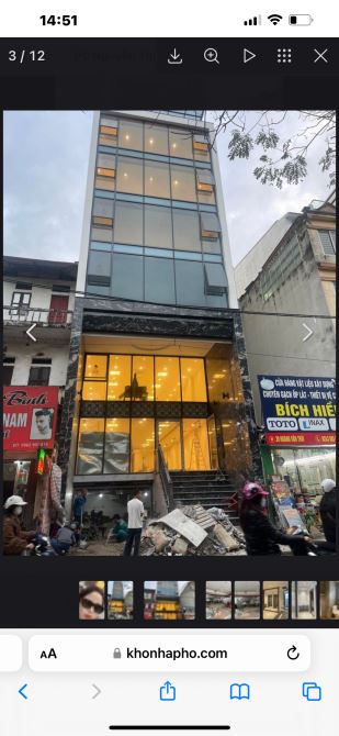 Bán nhà mặt phố Quang Trung 10x 10 =100 nhà 8 tầng thang máy - 5