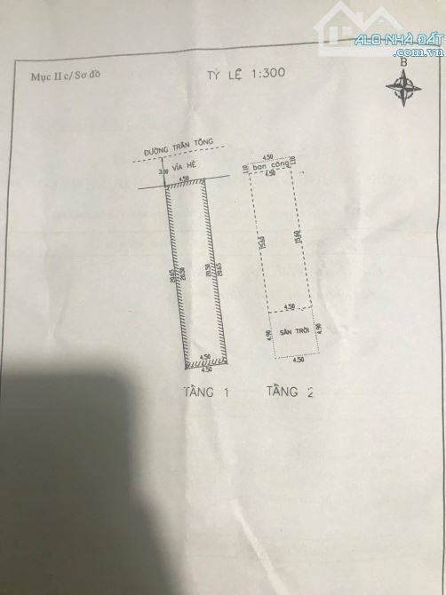 Bán nhà 2 tầng đường Trần Tống - P.Thạc Giasn - Quận Thanh Khê DT 93m2 giá 9ty3