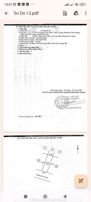 Chỉ 2,85 tỷ - Chủ kẹt tiền cần bán nhanh căn nhà gác lửng đường 10m khu TĐC Vĩnh Trường - 1