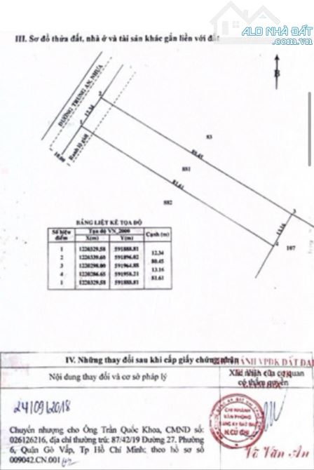 Chủ gửi bán lô đất 1.031m2 có sẵn 300m2 thổ cư mặt tiền đường Trung An thuộc xã Trung An - 3