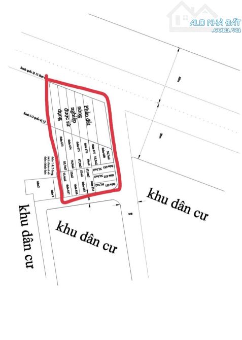 Cần bán Lô đất 3 Mặt tiền QL13 1500m2(27.5×55)m 130 tỷ giảm còn 97 tỷ - 4