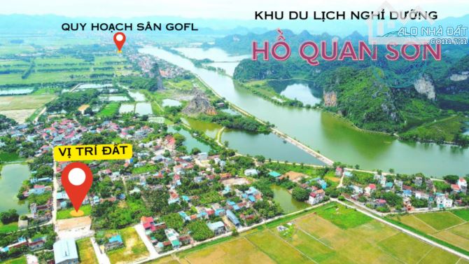 Chỉ hơn 500 triệu sở hữu ngay lô đất gần khu du lịch sinh thái Hồ Quan Sơn tại Mỹ Đức