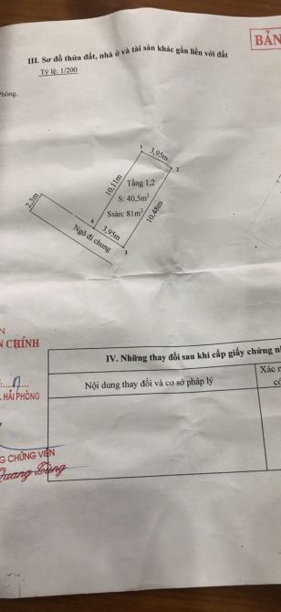 Nhà 3,5 tầng kiều sơn cách phố tây văn cao 100m - 12