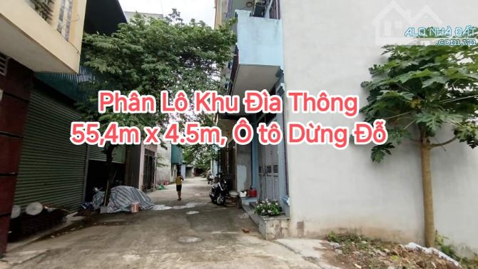 Phân Lô, Ô Tô Dừng Đỗ, Ngọc Hoà, Chương Mỹ, 55,4m2 x 4,5m MT, Nhỉnh 2 tỷ - 2