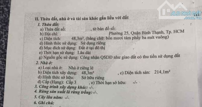 Bán nhà góc 2 mặt tiền Nguyễn Gia Trí, P25, Bình Thạnh.DT;4,2x12, 5 tầng, giá:16 tỷ - 3